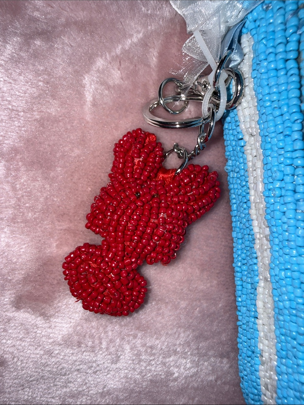 Beaded Seafood Motif Shoulder Bag - Picture 8 of 8